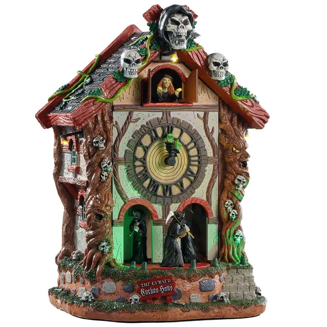 lemax-the-cursed-cuckoo-haus-spooky-town-sammlerhaus image 1