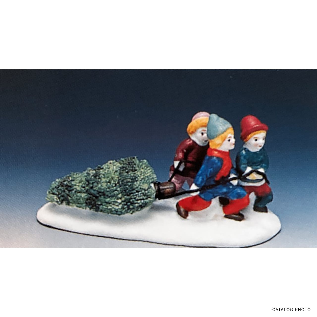 lemax-children-dragging-tree-weihnachtsfigur image 1