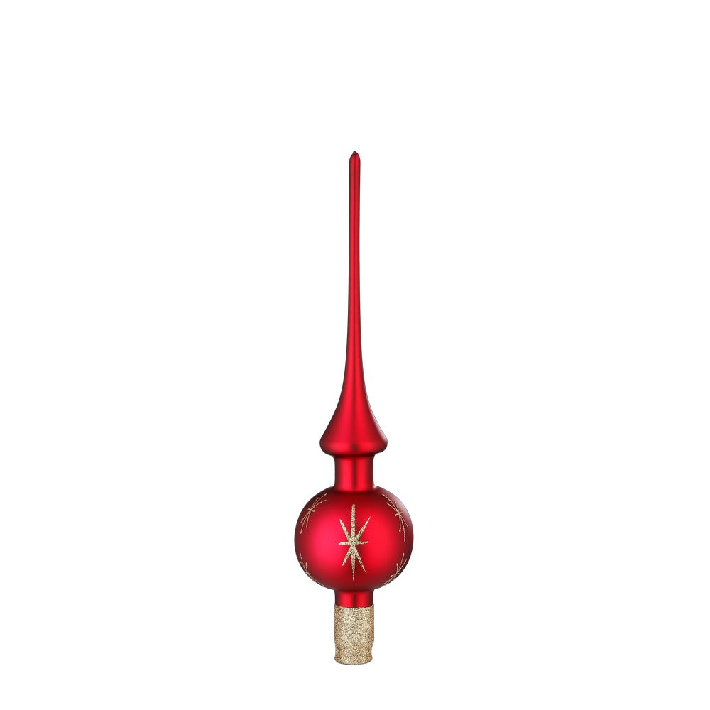 inge-glas-sternentanz-baumspitze-30-cm-ochsenblut-matt image 1