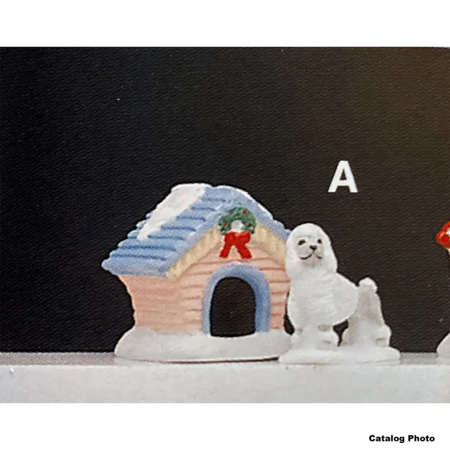lemax-dog-house-poodle-holidays-seasons-figur image 1