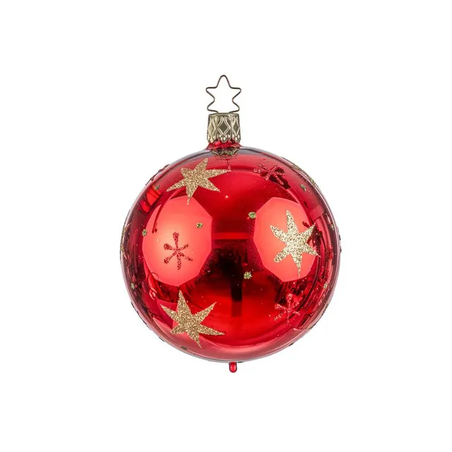 inge-glas-christbaumkugel-sternenhimmel-6-cm-rot image 1