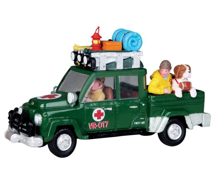 lemax-ranger-rover-weihnachtsdorf-auto-miniatur image 1
