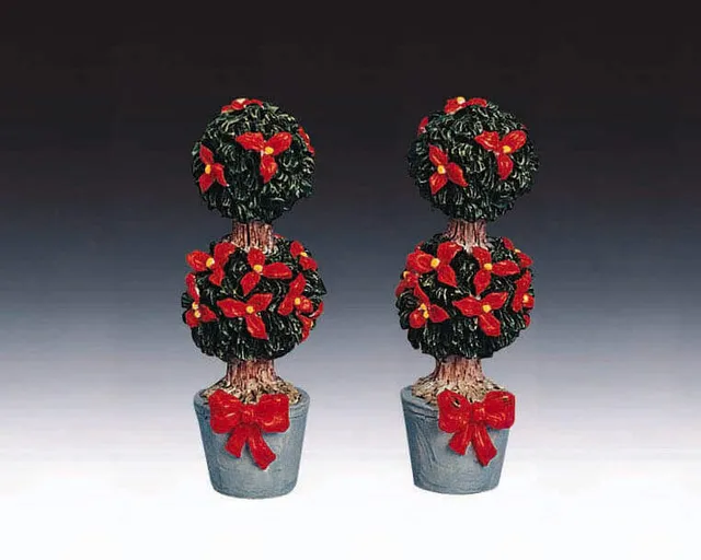 lemax-round-shaped-topiaries-miniatur-buchsb-ume-rund image 1