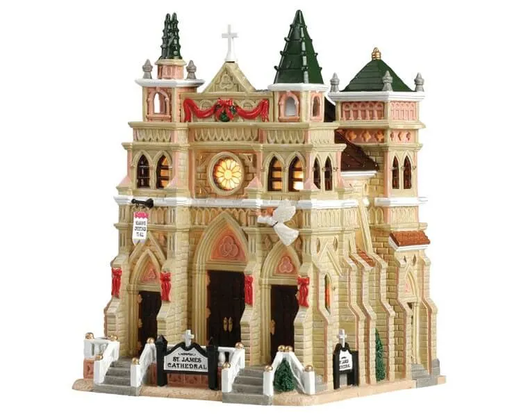 lemax-st-james-cathedral-miniatur-kirche-f-r-holidays-seasons-50-rabatt image 1