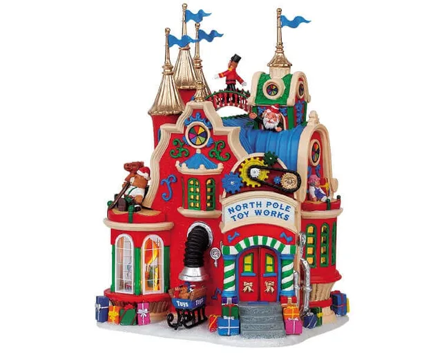 lemax-north-pole-toy-works-miniaturgeb-ude image 1