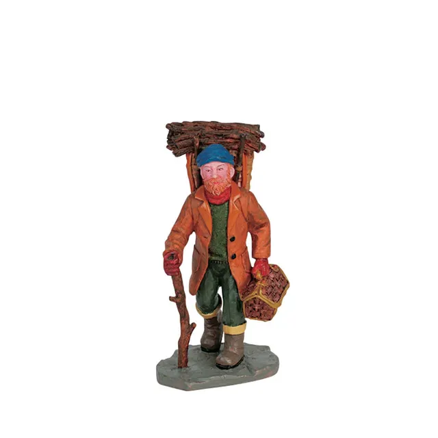 lemax-gathering-kindling-figuren-brennholz-sammeln image 1