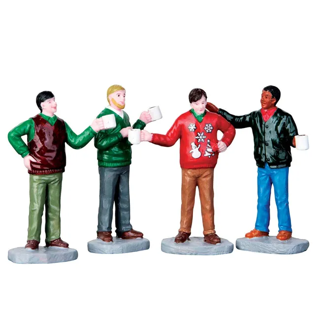 lemax-ugly-christmas-sweater-figuren-set-4-teilig image 1