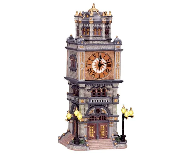 lemax-east-township-clock-tower-beleuchteter-uhrenturm image 1