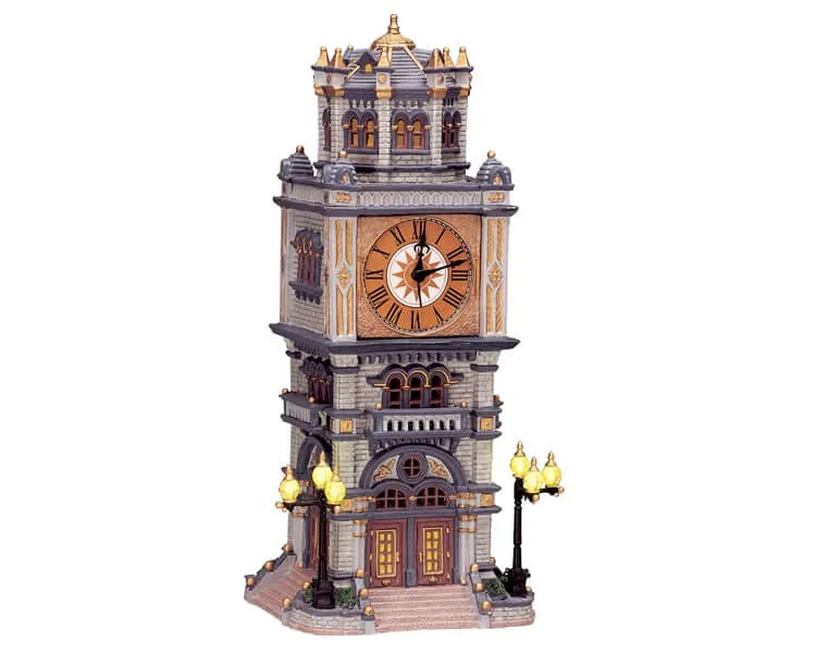 lemax-east-township-clock-tower-beleuchteter-uhrenturm image 1
