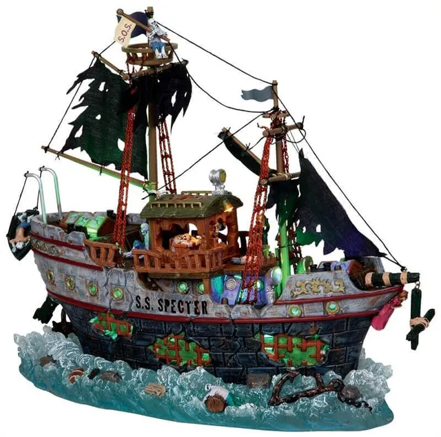 lemax-s-s-specter-animiertes-geisterschiff-mit-licht-und-schaukel image 1