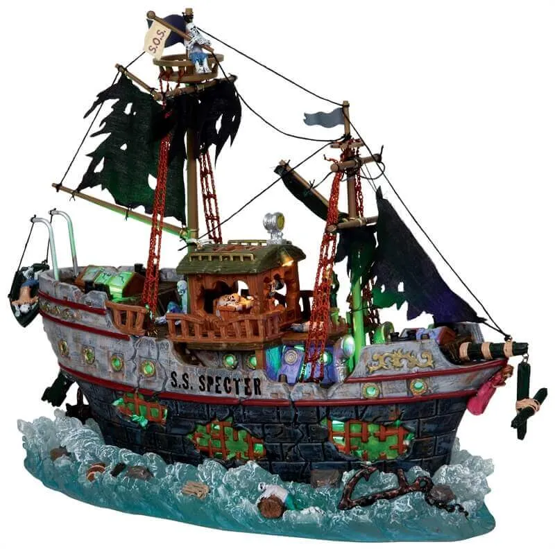 lemax-s-s-specter-animiertes-geisterschiff-mit-licht-und-schaukel image 1