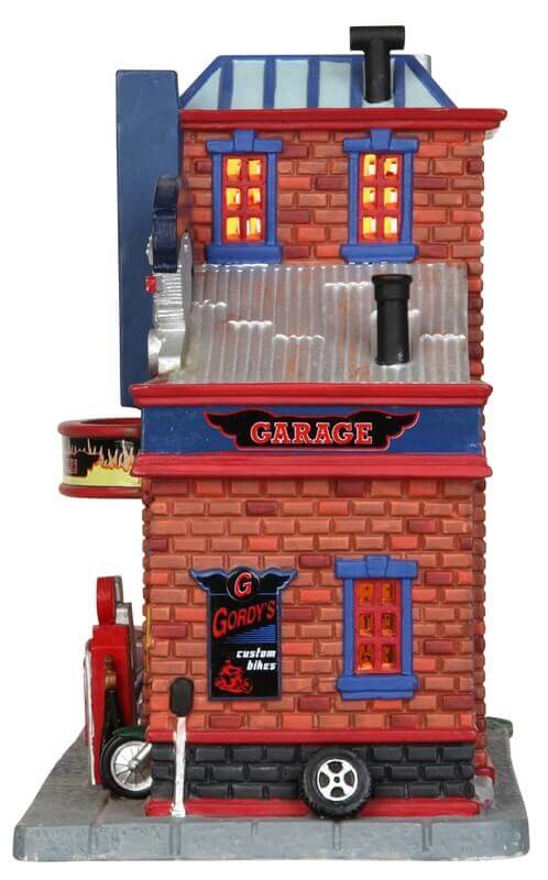 lemax-gordy-s-cycle-shop-beleuchtetes-miniaturhaus image 2
