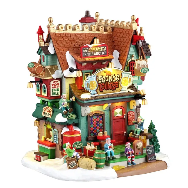 lemax-the-eggnog-lounge-beleuchtetes-geb-ude-aus-santa-s-wonderland image 1