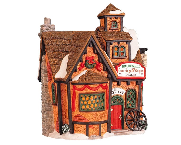 lemax-carriage-and-wagon-dealer-miniatur-kutschenhaus image 1