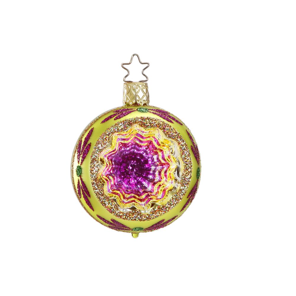 inge-glas-funkelnder-reflex-christbaumkugel-gr-n-6-cm image 1