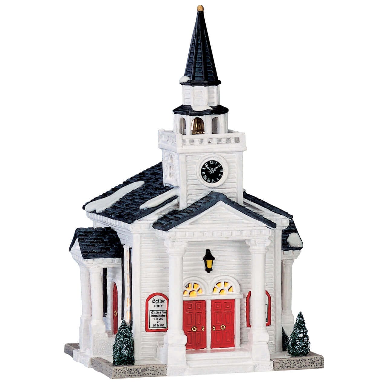 lemax-united-church-weihnachtsdorf-kirche-miniaturhaus image 1