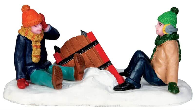 lemax-sleigh-wreck-weihnachtsdorf-miniaturfigur image 2