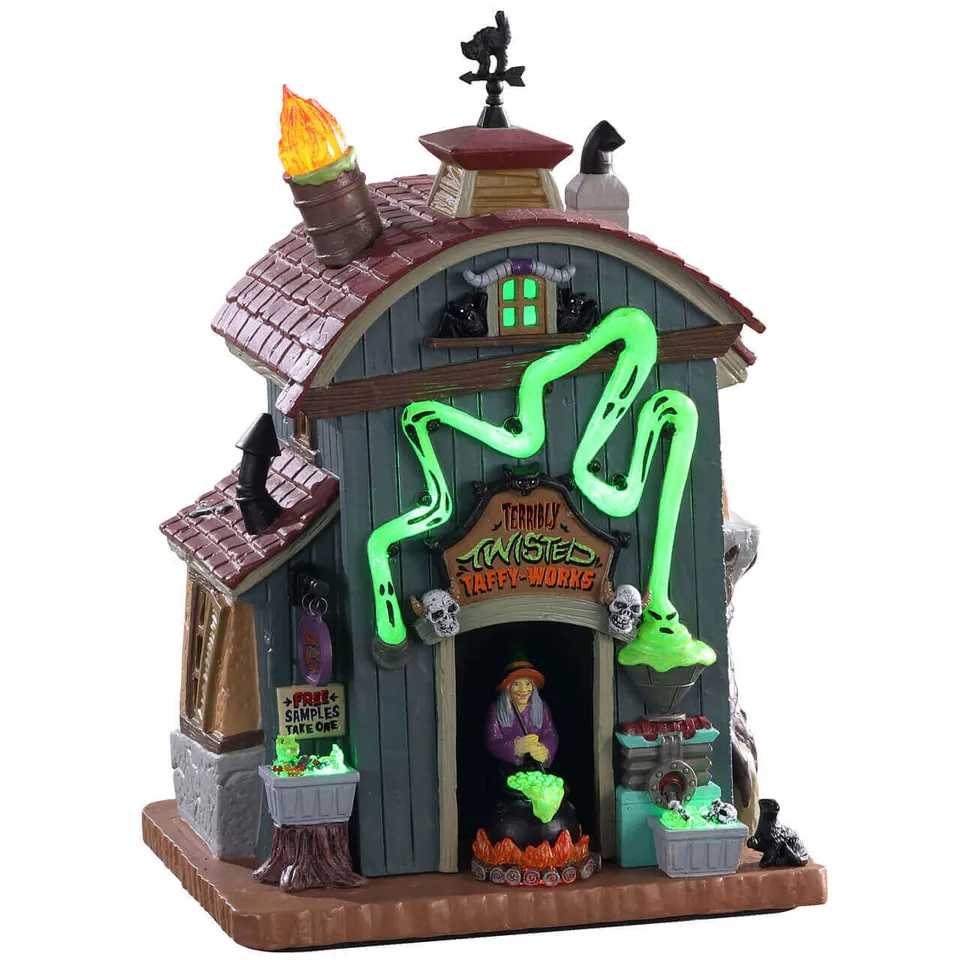 lemax-terribly-twisted-spooky-town-hexenh-uschen image 1