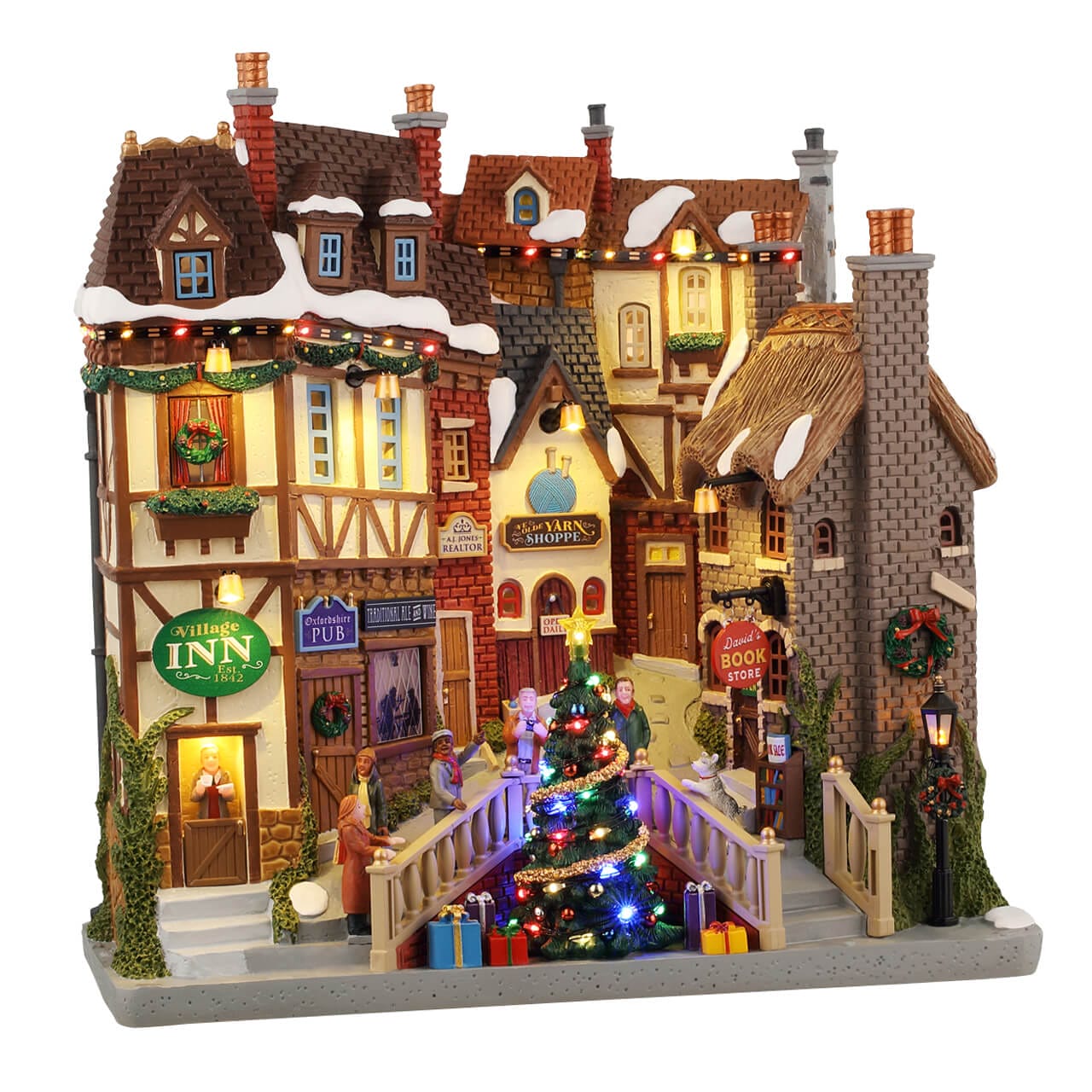 lemax-oxfordshire-village-miniaturhaus-caddington image 1
