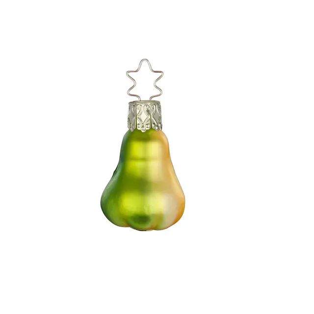 inge-glas-mini-birne-christbaumkugel-4-5-cm-gr-n image 1