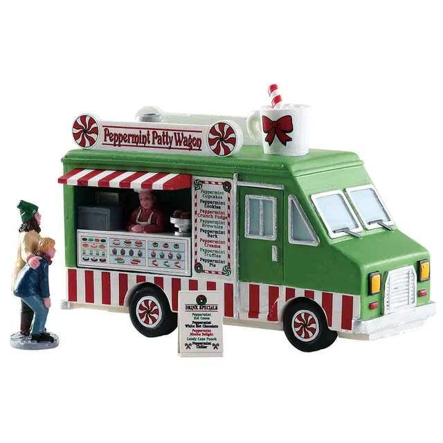 lemax-peppermint-food-truck-miniaturhaus image 1