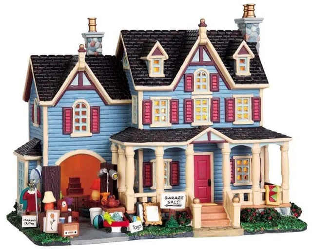 lemax-garage-sale-weihnachtsdorf-miniaturhaus image 1