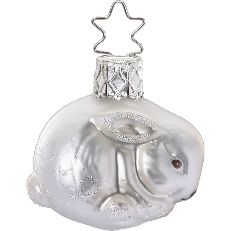inge-glas-manufaktur-christbaumschmuck-schneeh-schen-3-5-cm-wei-e-glasfigur image 1