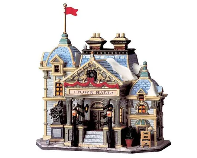lemax-mariner-town-hall-weihnachtsdorf-geb-ude image 1
