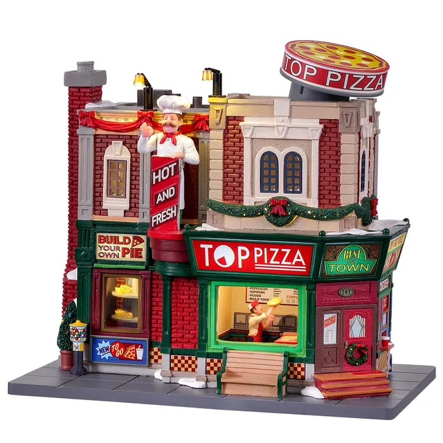 lemax-top-pizza-beleuchtetes-miniatur-pizzeria-geb-ude-harvest-crossing image 1