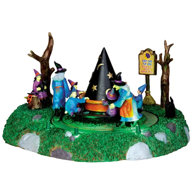 lemax-playtime-spooky-town-karussell-figur image 1