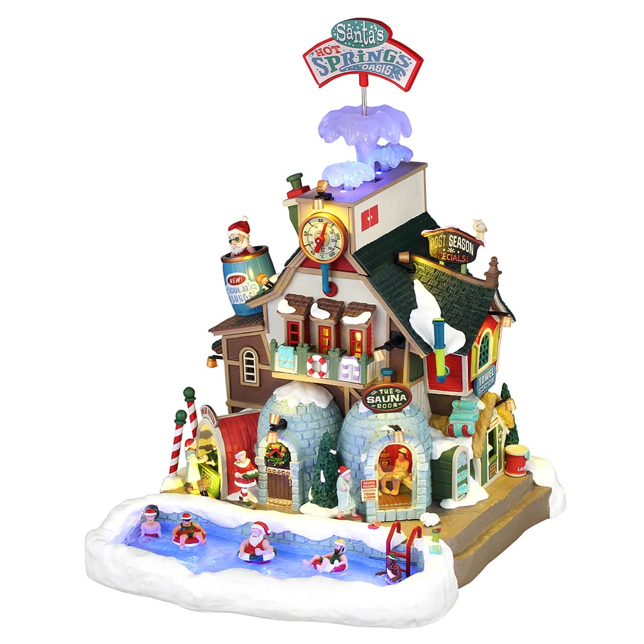 lemax-santa-s-hot-springs-oasis-miniatur-szene image 1