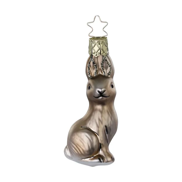 inge-glas-mini-feldhase-glasfigur-beige-creme-8-cm image 1