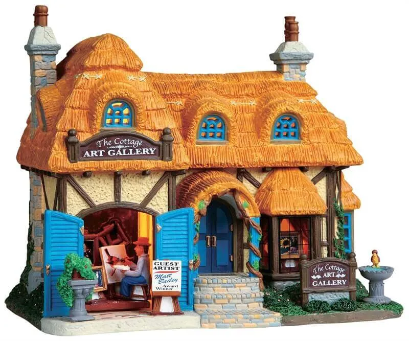 lemax-the-cottage-art-gallery-miniaturhaus-beleuchtet image 1