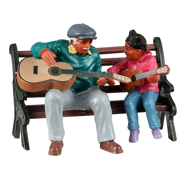 lemax-the-music-lesson-weihnachtsdorf-figurenszene image 1