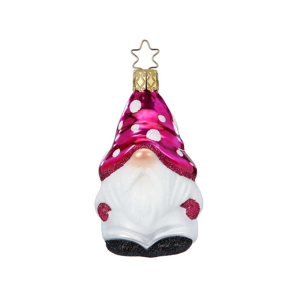 inge-glas-herr-pink-christbaumkugel-wei-9-cm image 1