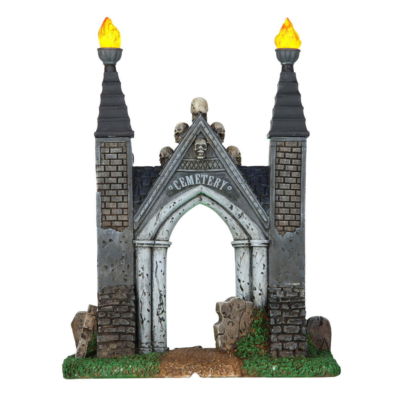 lemax-cemetery-gate-spooky-town-miniatur-accessoire image 4