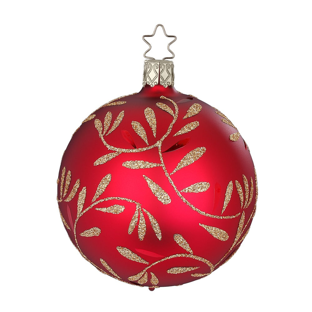 inge-glas-freudentanz-christbaumkugel-8-cm-rot image 1