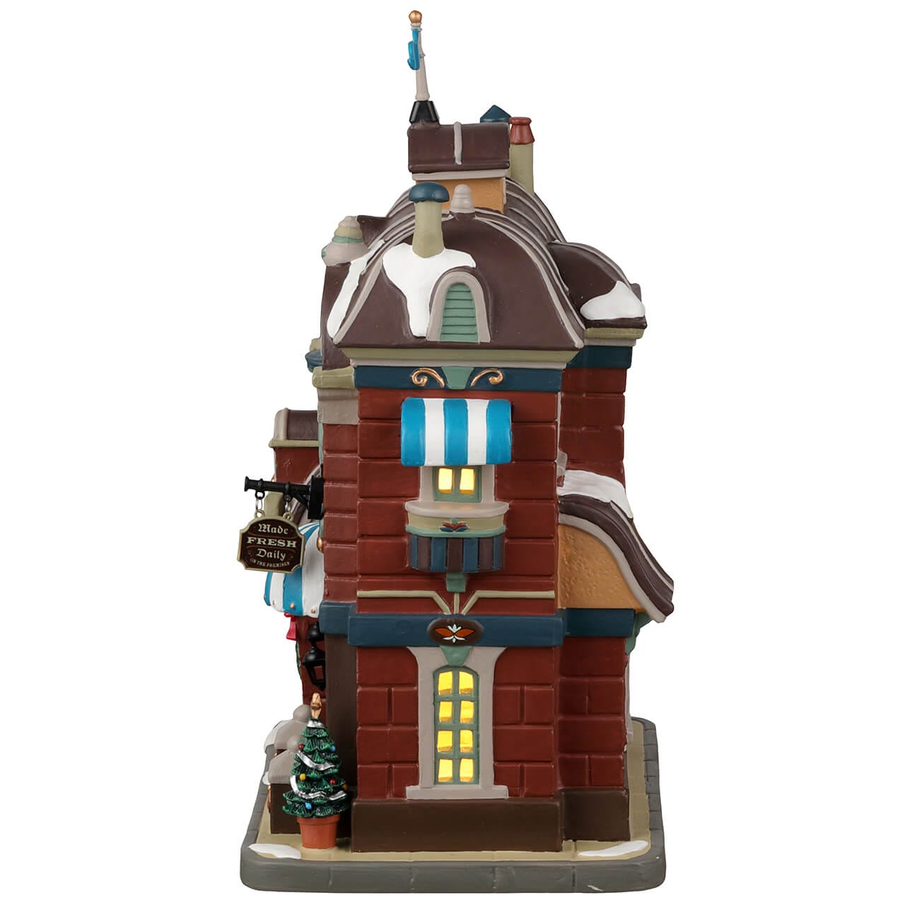 lemax-olde-time-fudge-shop-beleuchtetes-miniatur-geb-ude-caddington-village image 3