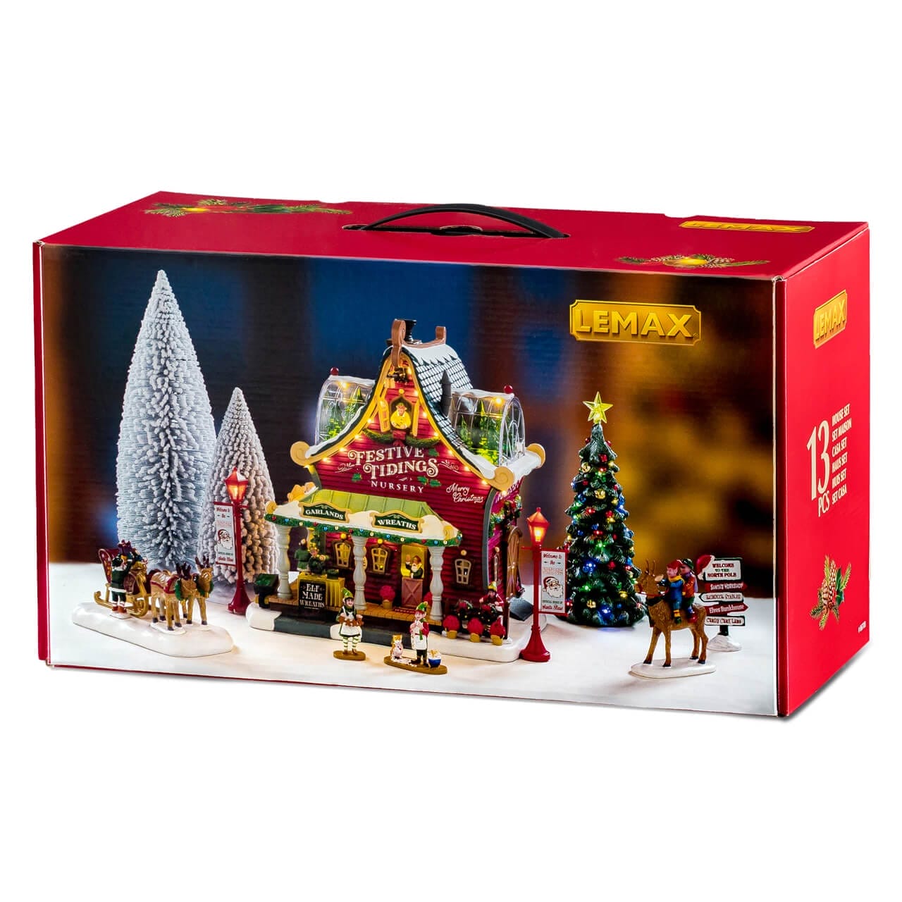 lemax-festive-tidings-nursery-set-santa-s-wonderland-haus-komplettset-beleuchtet image 2