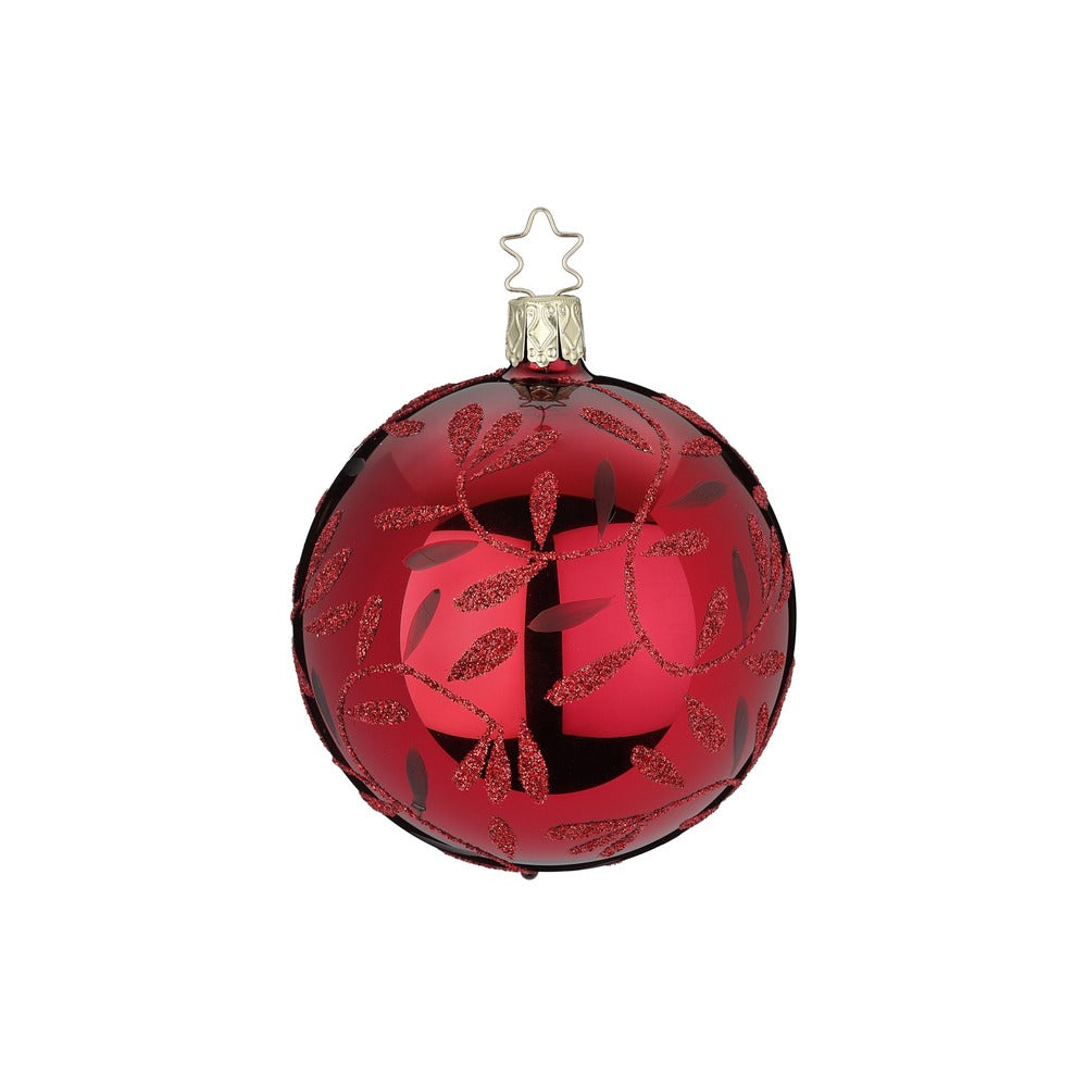 inge-glas-leichter-freudentanz-christbaumkugel-6-cm-rote-glaskugel-aus-der-manuf image 1