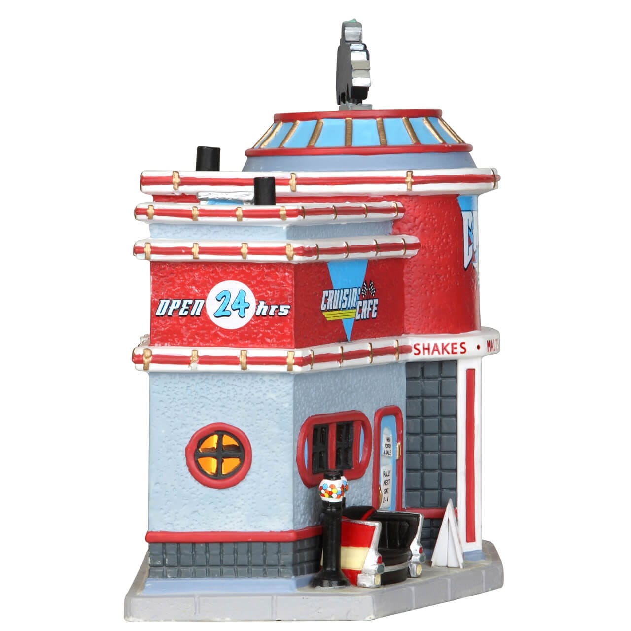 lemax-holidays-seasons-cruisin-cafe-beleuchtetes-miniatur-caf-haus image 3
