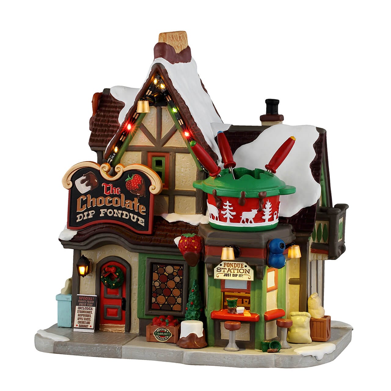 lemax-the-chocolate-dip-fondue-miniaturhaus image 1