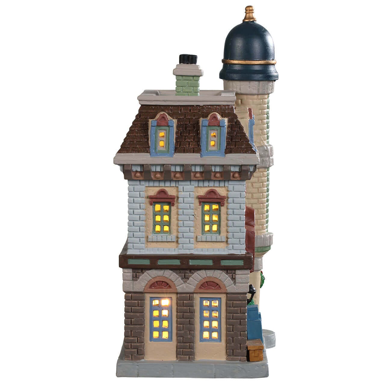 lemax-norwich-police-station-beleuchtetes-dorfgeb-ude image 3