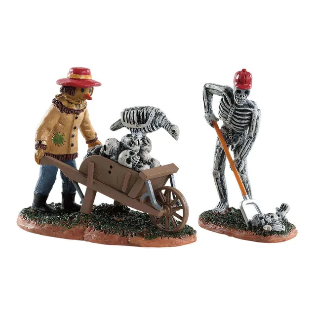 lemax-ghoulish-gardeners-spooky-town-miniatur-sammelfiguren-halloween-dorf image 1