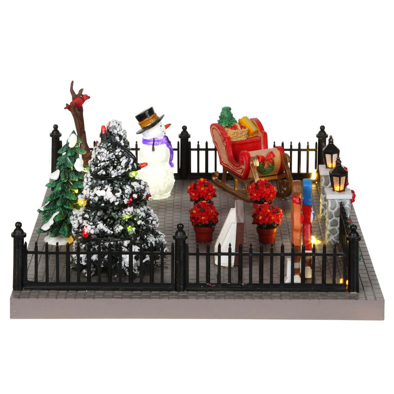 lemax-decorated-victorian-front-yard-miniatur-szene image 2