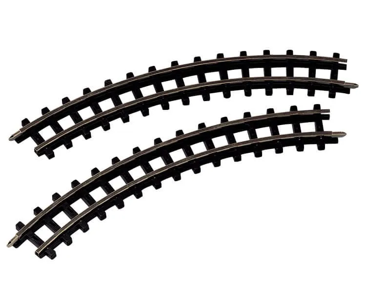 lemax-2-piece-curved-train-tracks-gebogene-gleise-2er-set image 1