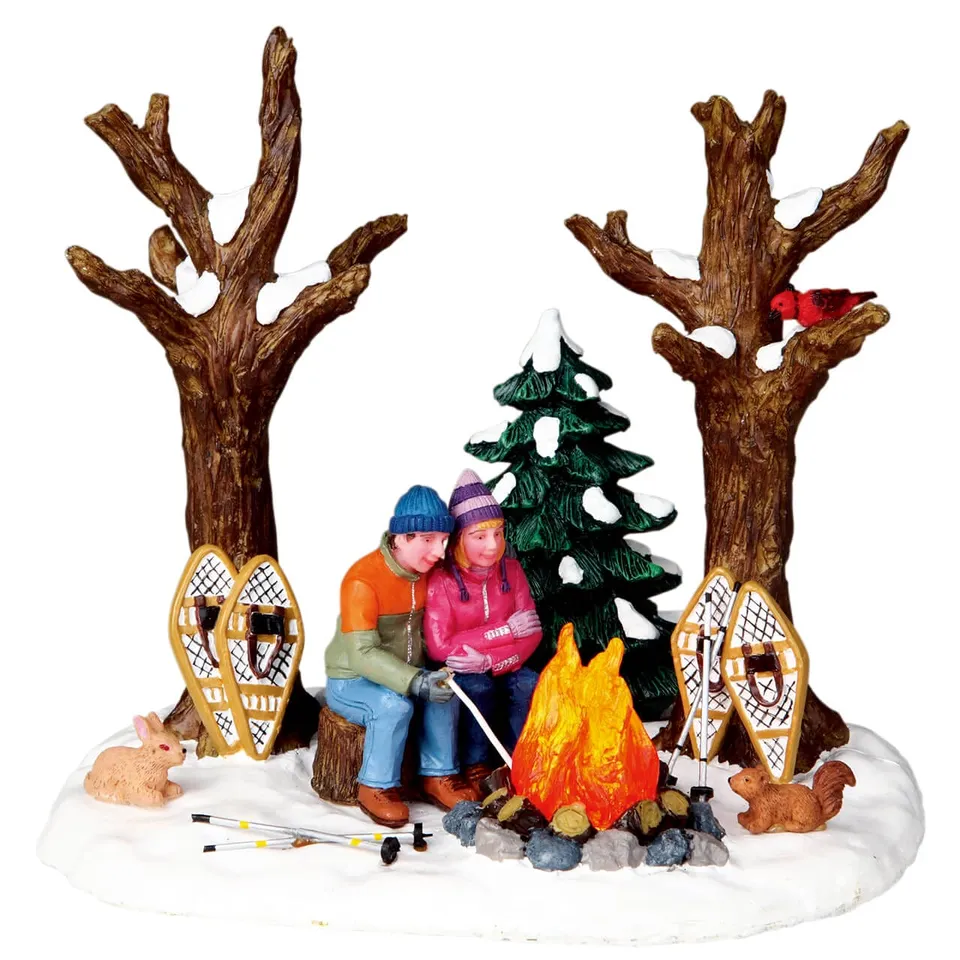 lemax-staying-warm-vail-village-miniatur-figur image 1