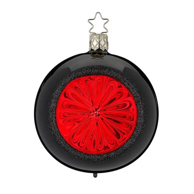 inge-glas-manufaktur-funkelnde-pracht-christbaumkugeln-schwarz-8-cm image 1