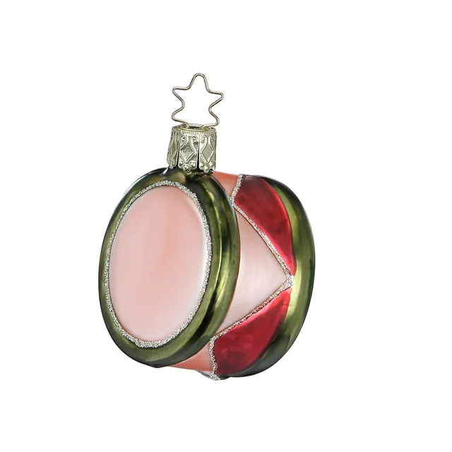 inge-glas-trommel-christbaumschmuck-6-cm-pink-rosa image 1