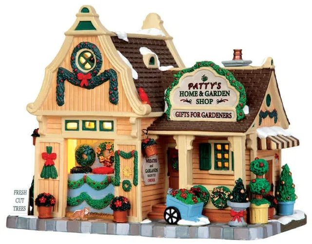 lemax-patty-s-home-garden-shop-weihnachtshaus-mit-gartencenter image 1